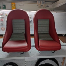 Par de backets Gold Brocade